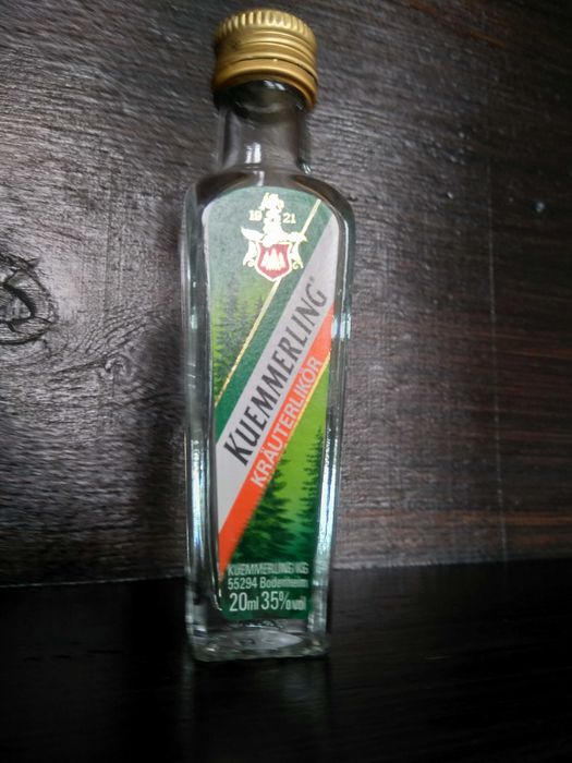 Пуста міні-пляшка Jagermeister, Vana Tallinn, Kuemmerling