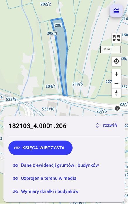 Działka budowlana  1197m2 / LESKO