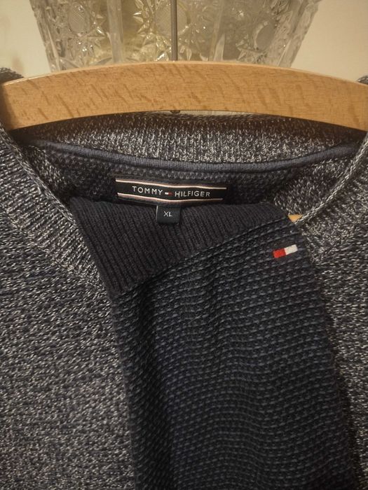Sweter męski klasyczny Tommy Hilfiger rozm.XL