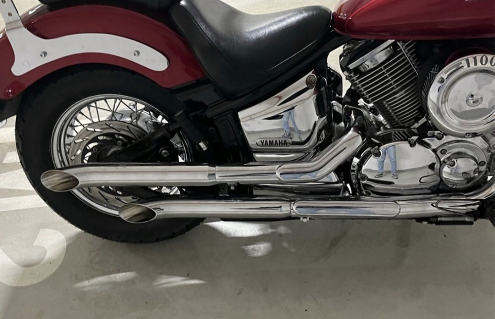 Yamaha Xvs Drag Star 1100 Tłumiki Wydechy Akcesoryjne Basowe Komplet