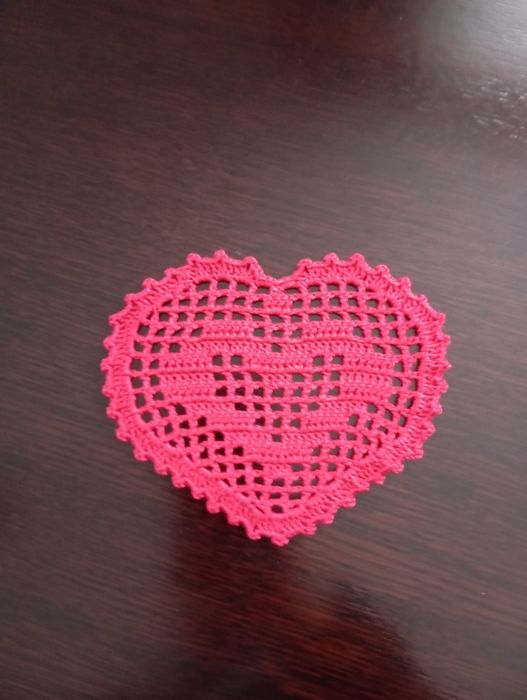 Zestaw 2 serc, podkładki pod kubek | Walentynki Handmade