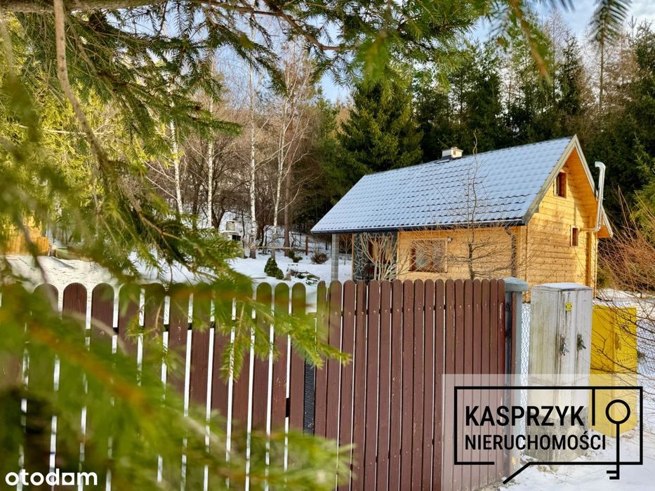 Działka z domem do zamieszkania w Beskidzie Niskim