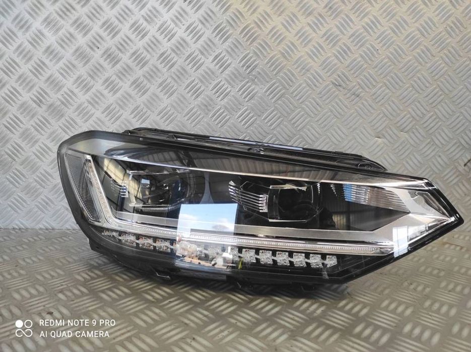 nowa lampa przednia prawa przód full led reflektor prawy vw touran iii