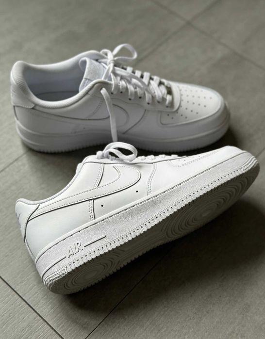 Buty meskie Mokasyny Nike_Air_Force_1_Low '07_Biały R.41