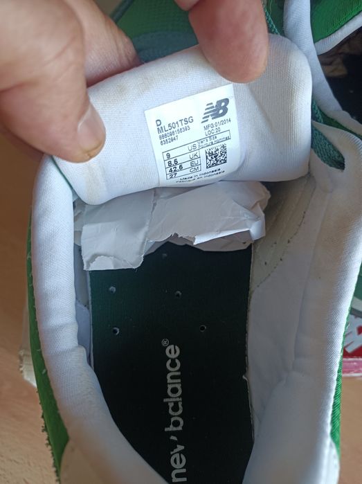 New Balance 501 , tamanho 42