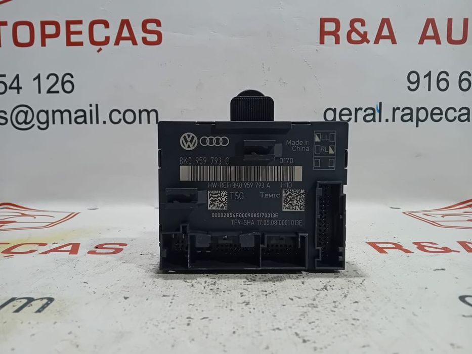 Módulo Eletrónico Vidro Frente Esquerdo Audi A4 B8 8K0959793C Original