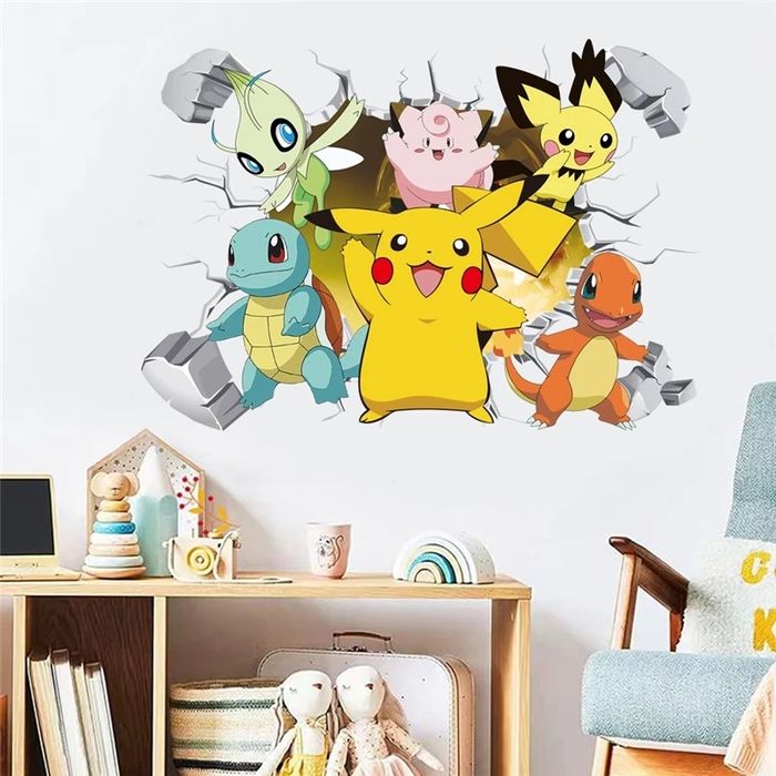 Autocolante parede Pokemon