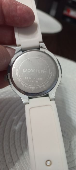 Zegarek biały Lacoste