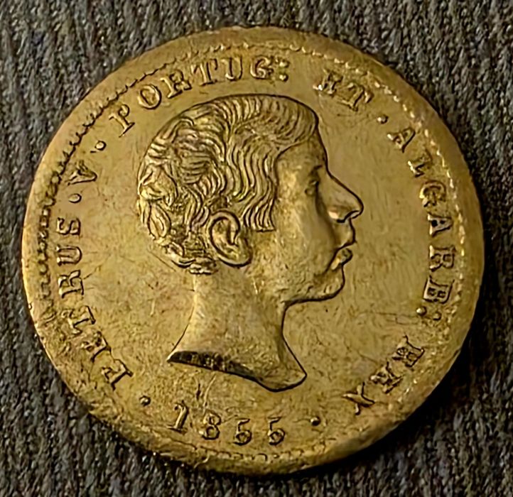 Moeda 1000 Reis 1855