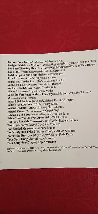 Cds Êxitos Românticos dos anos 70 e 80