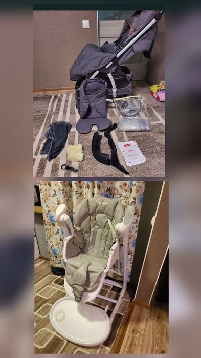 Коляска + столик для годування за 2000 грн