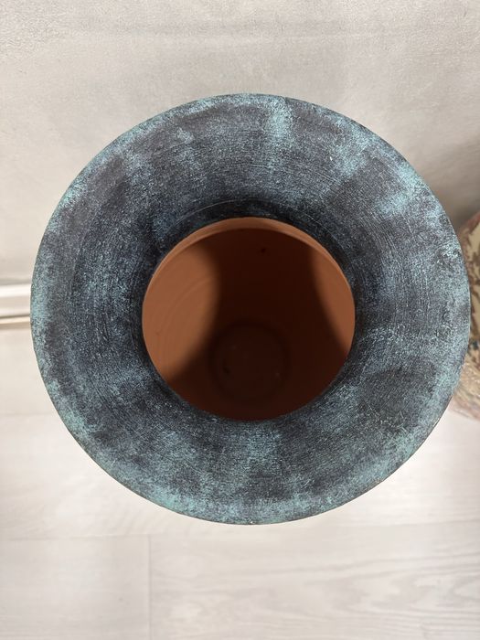 Vaso decorativo com pé