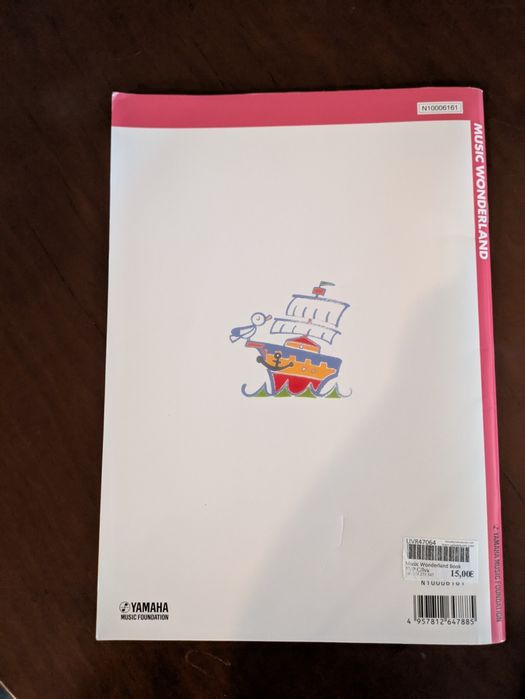 Livros curso Escola musica Mozart / Yamaha music wonderland crianças