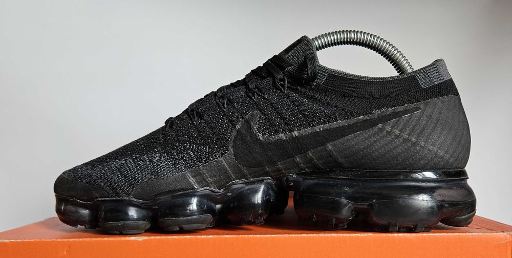 Nike Flyknit Air Vapormax 1 Triple Black 2016 9US/42.5EUR
