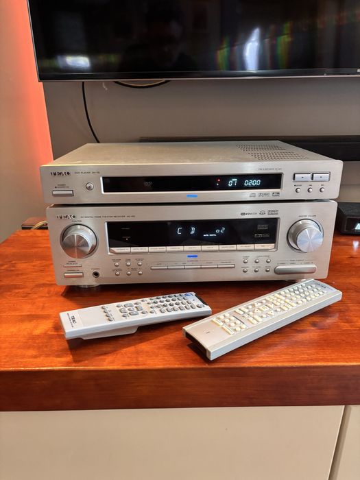 Zestaw stereo kino domowe TEAC+DVD TEAC+kolumny  JAMO