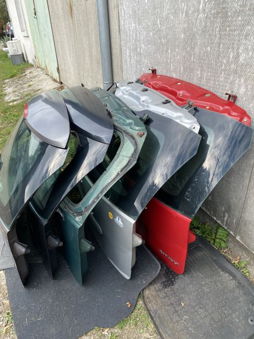 Renault megane 2 ляда кришка багажника скло спойлер