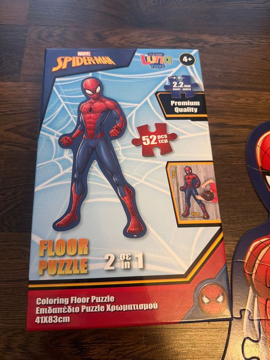 Puzzle  spider-Man.  4+