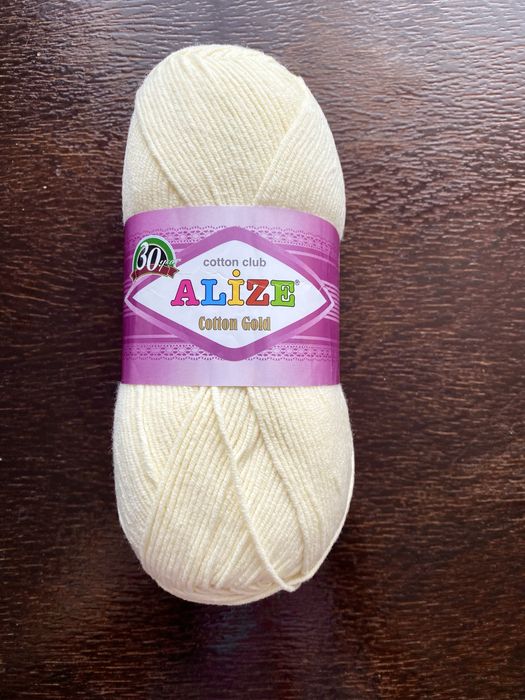 Пряжа для вʼязання Cotton Gold Alize