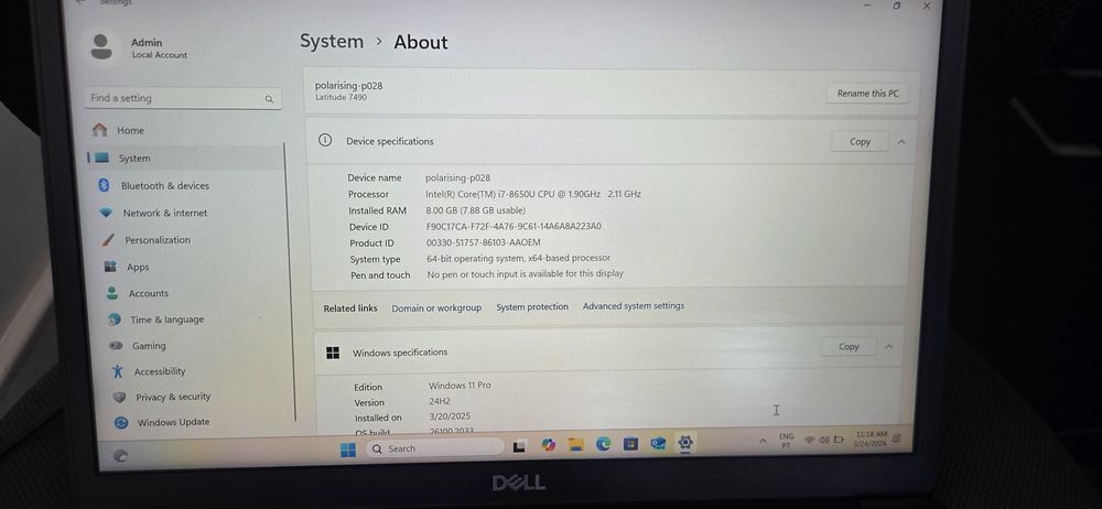 Dell Latitude 7490 14"