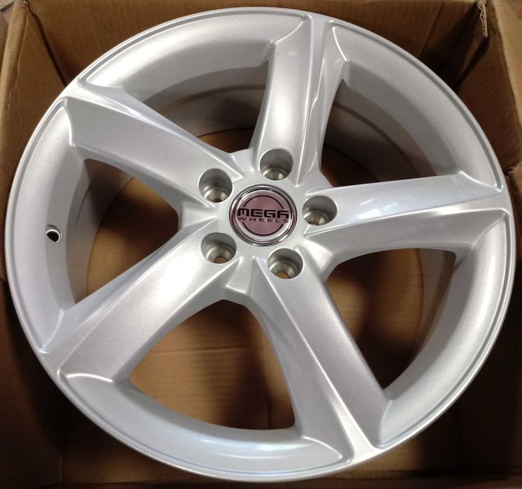 4× Felga alu Mega Wheels Tigera Silver 7.0" x 16" 5x112 ET47 / 208