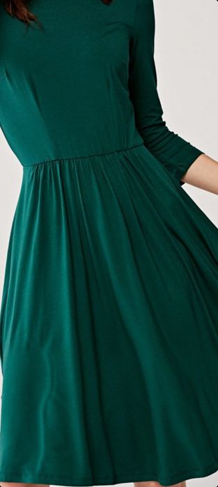 Nowa sukienka Marie Zélie Limosa zieleń butelkowa 44