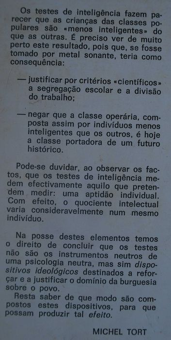 O Quociente Intelectual de Michel Tort