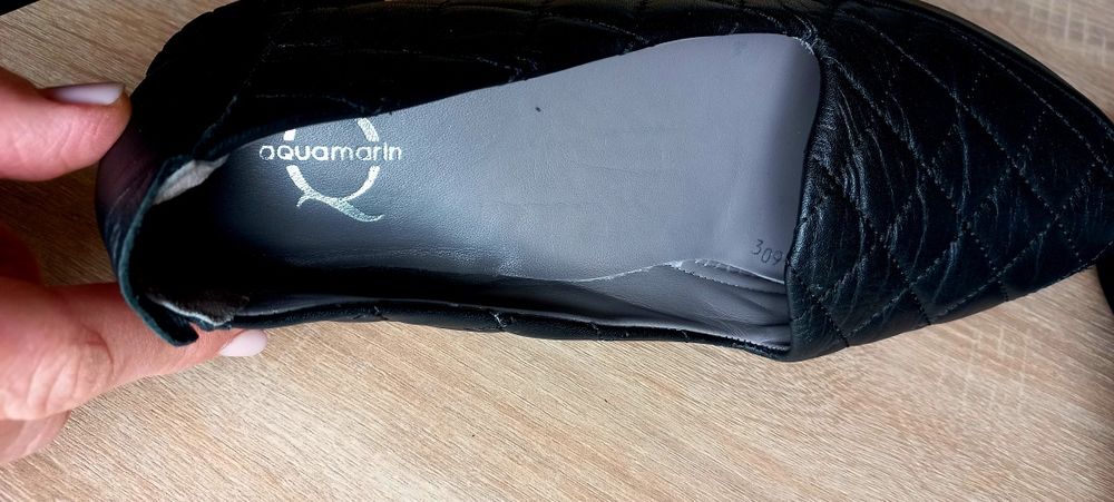 Шкіряні балетки  Aquamarin  р.40