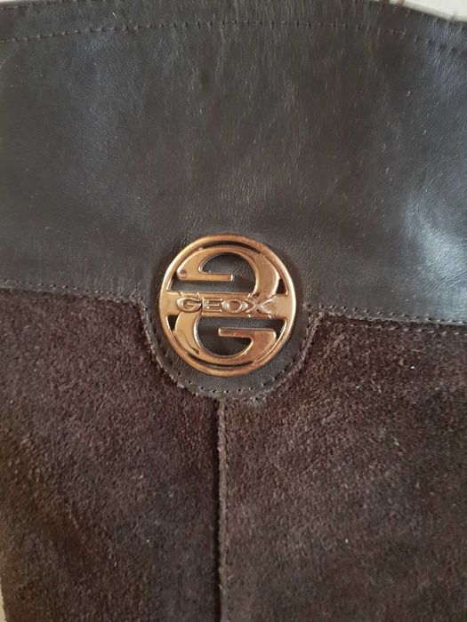 Skórzane kozaki  Geox