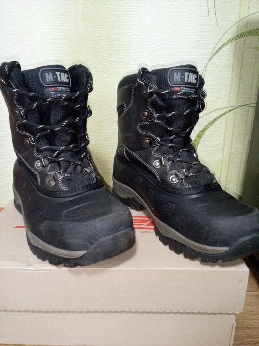 M-TAC черевики тактичні зимові THINSULATE BLACK