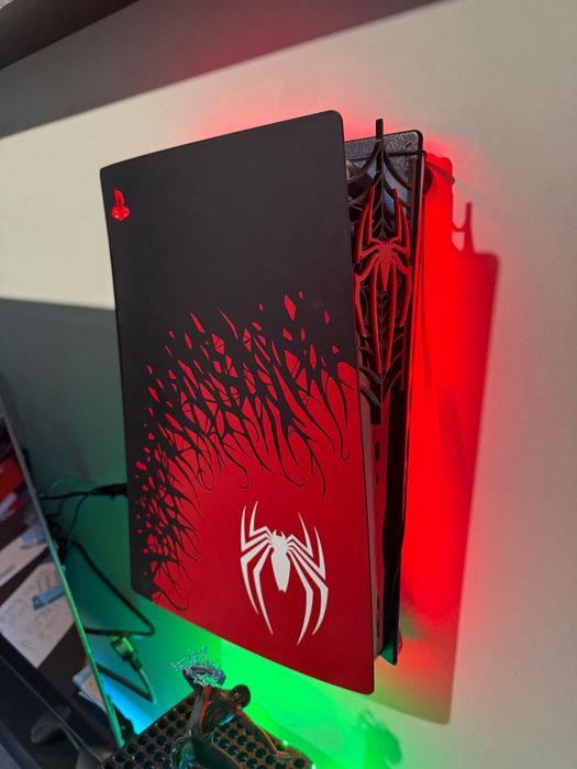 Кастомная декоративная вставка для PS5 “Spider Man”