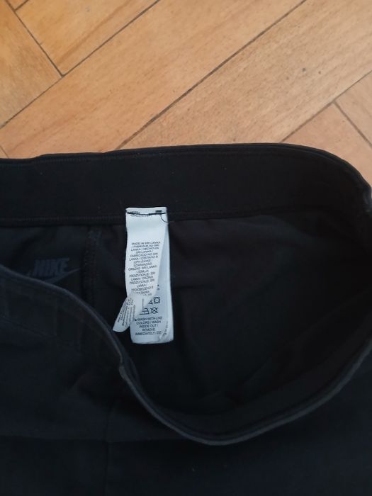 Czarne getry  S  61% bawełna  Nike