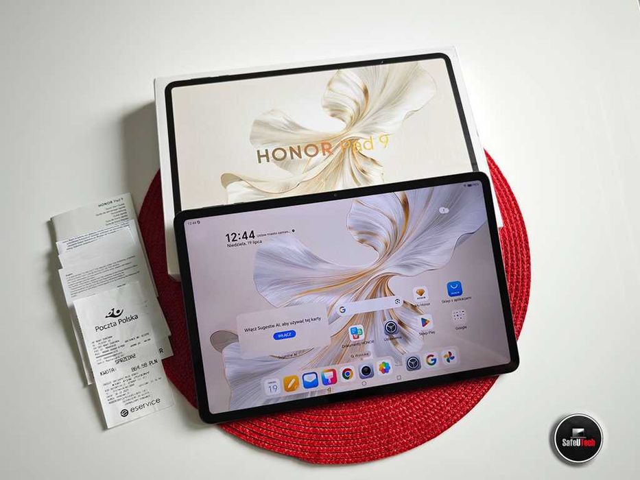 ZADBANY tablet Honor Pad 9 - 12,1" - 8GB RAM 256GB - Snapdragon 6