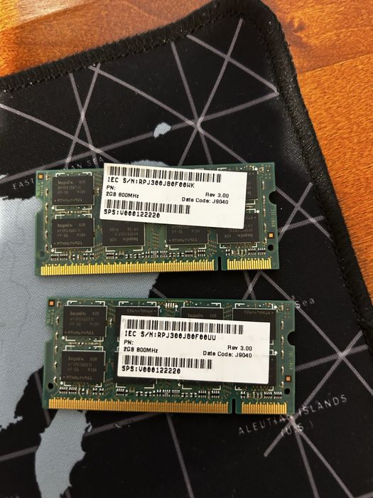 DDR2 HYNIX 4GB 2x2GB 2Rx8 PC2- 6400S - 666