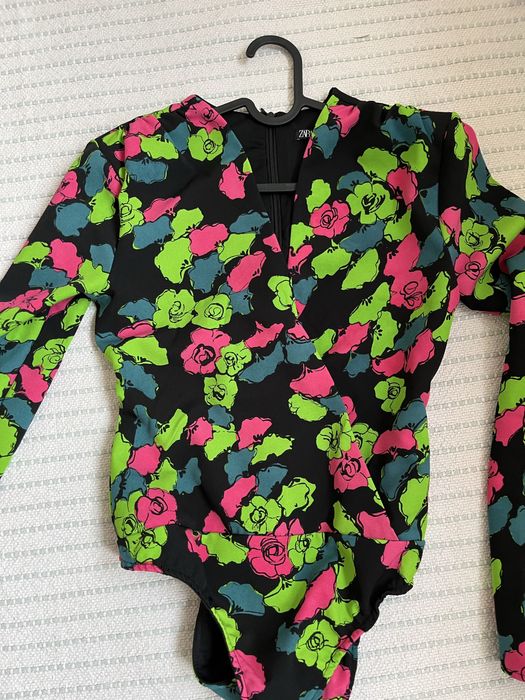 Body zara r S kolorowe kwiaty
