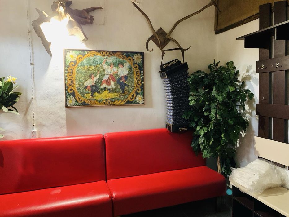 Українська банька на дровах