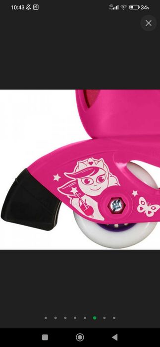 Дитячі Розсувні Ролики OXELO EU 26/28 PLAY-3 Рожеві Original