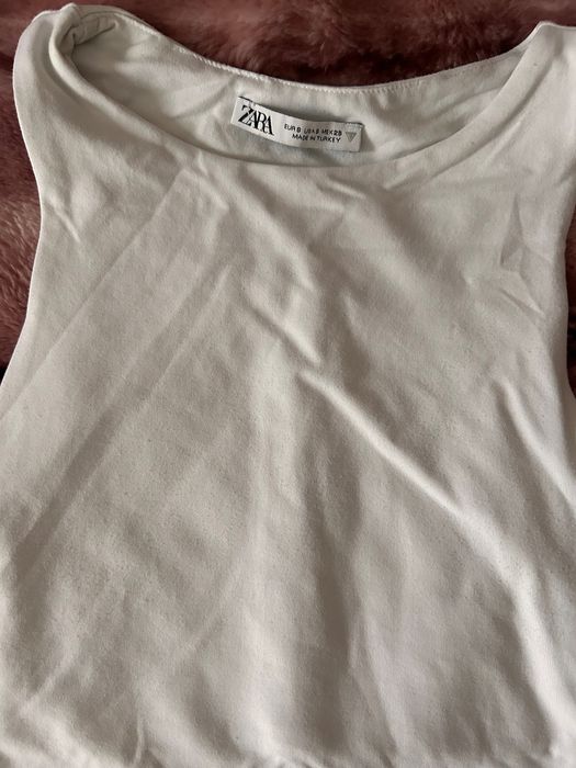 białe body zara