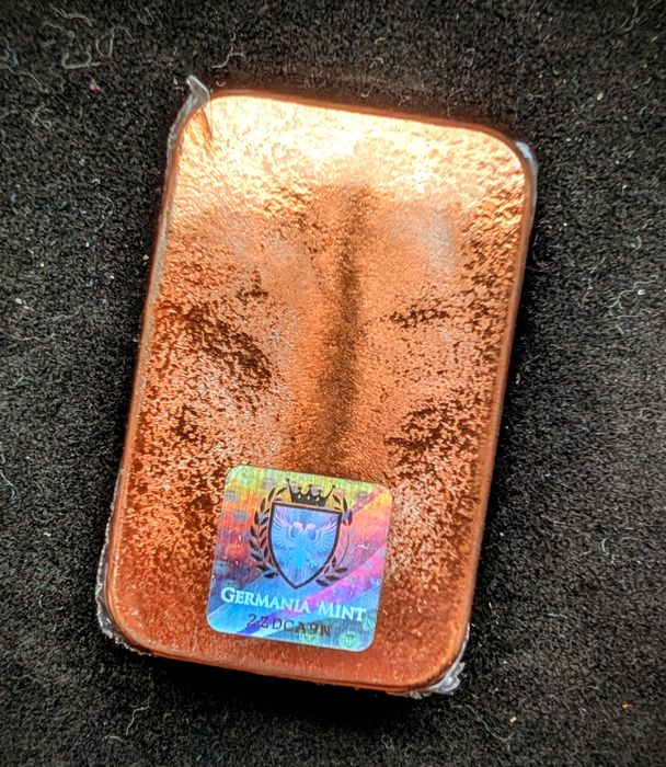 4 barras de cobre puro