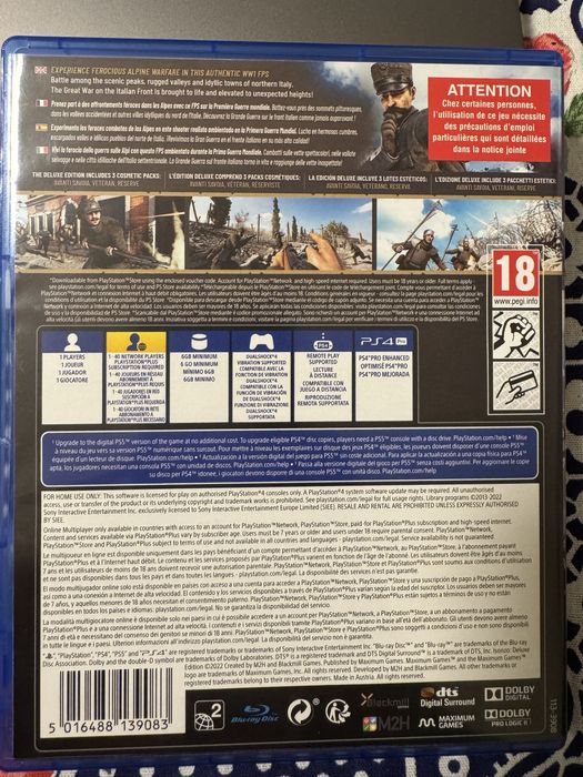 Jogo ISONZO- WWI Italian Front - PS4
