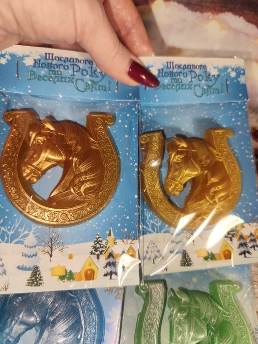 Мило ручної роботи,символ року, коник,підкова