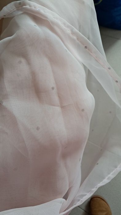 Cortinados rosa claro