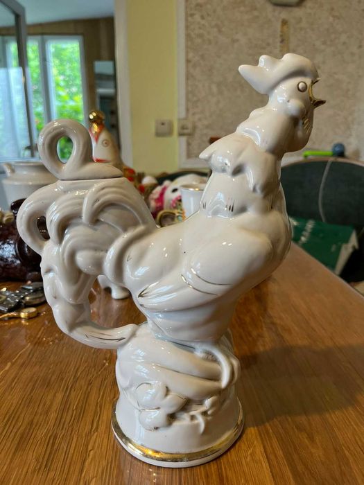 графін півень фарфор