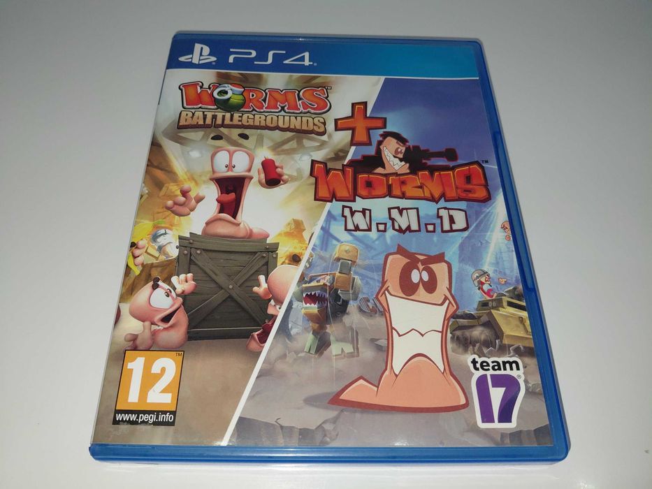 WORMS BATTLEGROUNDS +WORMS WMD 1-4 graczy gra z lekcji informatyki v2