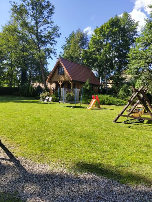 Domek letniskowy do wynajęcia ( 1 na posesji ) Tumiany, kajaki, łódka