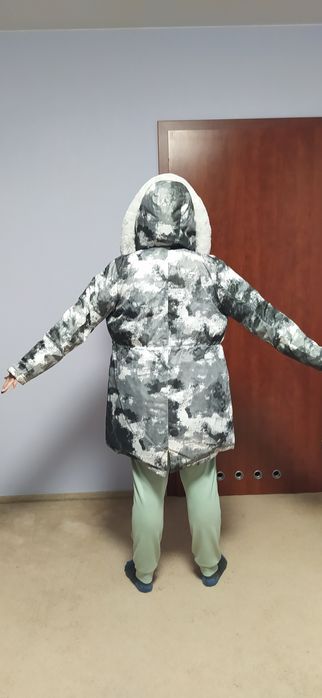 Kurtka zimowa parka dwustronna damska.