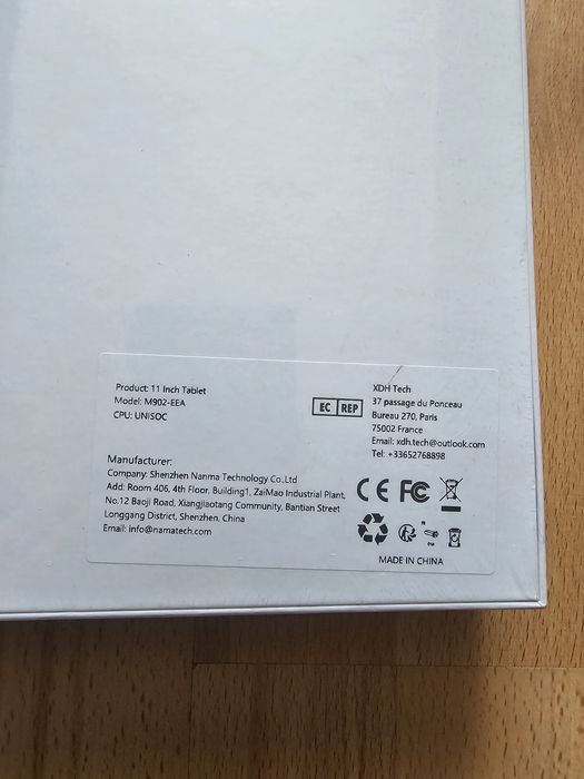 Планшет  Lordwit L20 Android 16   36/512gb