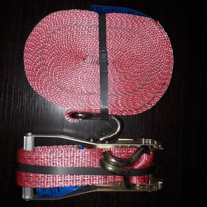 Ремінь стяжний з храповим механізмом 5т т. L-10,1 м.