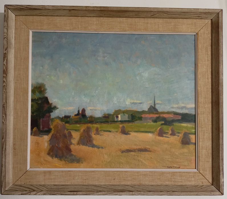 KALLE EKLUND (1891 - 1964) Impresjonizm Piękny pejzaż olejny. Galeria