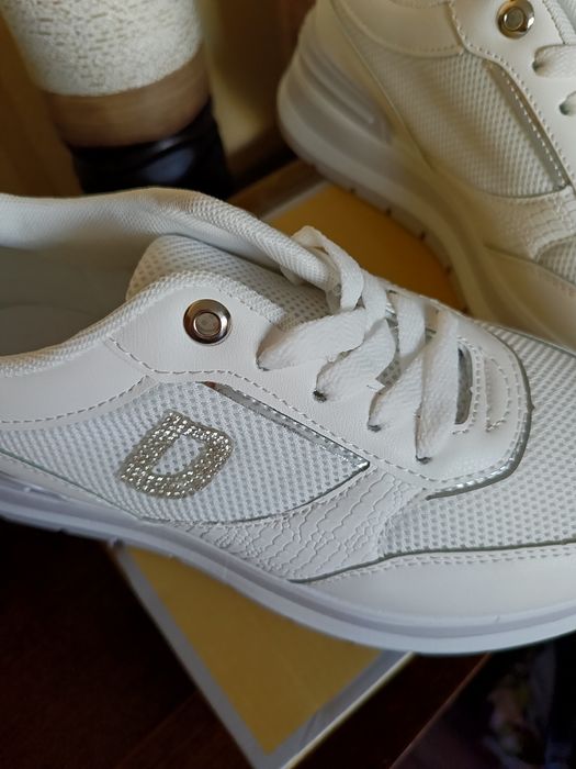 Sneakersy sportowe białe,siateczka,38,,Czasu.nowe