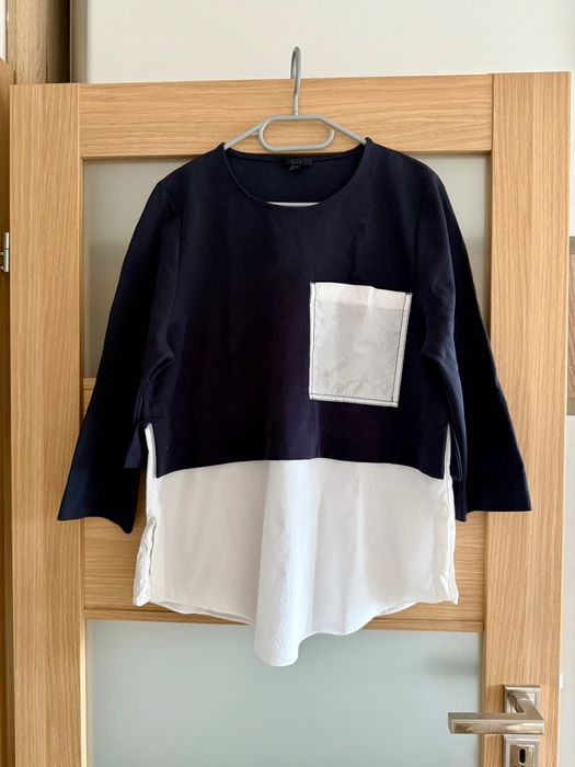 Granatowa bluzka cos